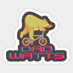 Dad Watts Sticker